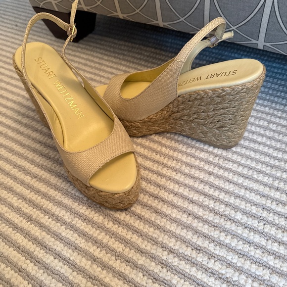 Stuart Weitzman Shoes - Stuart Weitzman Wedge island peep toe heels